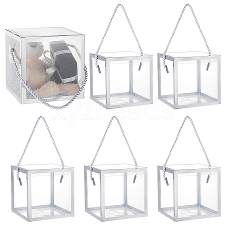 Foldable Hot Stamping Transparent PVC Packaging Boxes CON-WH0123-24A-01-1