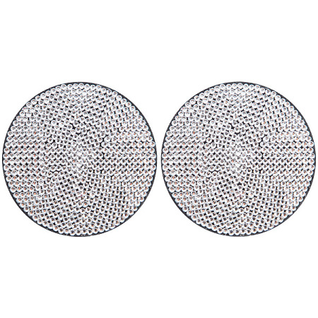 PVC Rhinestone Anti-slip Coaster PW-WGFA6AD-01-1