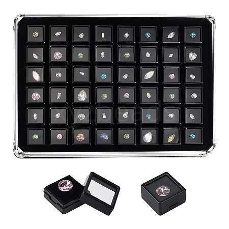 48 Grids Aluminum Boxes CON-WH0086-235A-1