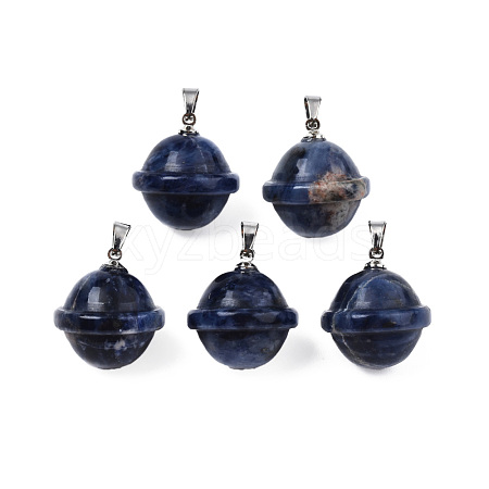 Natural Sodalite Pendants PORC-T132-053G-1