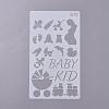 Plastic Drawing Stencil DIY-WH0155-07-1