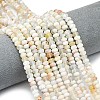 Natural Cherry Blossom Agate Beads Strands G-P575-A07-6x4mm-1