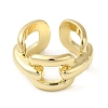 Brass Open Cuff Rings RJEW-Q778-32G-2