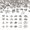 Craftdady 120Pcs 12 Style Tibetan Style Alloy Pendants TIBEP-CD0001-04-2