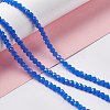 Faceted(32 Facets) Glass Beads Strands EGLA-J042-36A-02-4