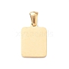 304 Stainless Steel Pendants STAS-R119-08G-L-2