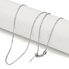 304 Stainless Steel Cable Chains Necklaces NJEW-H042-06P-1