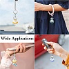 10pcs/set Handmade Copper Wired Glass Beaded Pendants with Glass Pearl Round Bead and Alloy Bead PALLOY-CJ00106-7