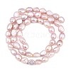 Natural Cultured Freshwater Pearl Beads Strands PEAR-L033-30B-5