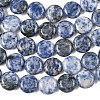 Natural Blue Spot Jasper Beads Strands G-L648-B08-15mm-5