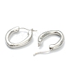 Brass Hoop Earrings EJEW-A058-27P-2