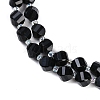 Natural Golden Sheen Obsidian Beads Strands G-L579-07B-4