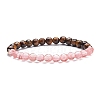 Round Natural Mixed Stone Beads Stretch Bracelets Set BJEW-JB07293-5