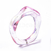 Transparent Resin Finger Rings X-RJEW-T013-001-E03-6