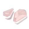 Natural Rose Quartz Pendants G-Z073-01-2