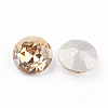 Pointed Back & Back Plated K9 Glass Rhinestone Cabochons RGLA-J012-10mm-246-3