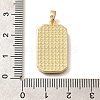 Tarot Card Brass Enamel Pendents KK-R212-02G-02-3