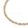 304 Stainless Steel Cable Chains Bracelets for Women BJEW-JB12448-03-3