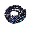 Electroplate Glass Beads Strands LS-EGLA-A044-T6mm-L15-3