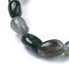 Natural Green Rutilated Quartz Bead Stretch Bracelets BJEW-K213-22-3