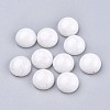 Natural White Jade Cabochons X-G-P393-R69-8MM-1