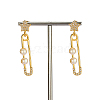 Fashionable Classic Star Tassel Brass Stud Earrings ST4287-4