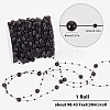 1 Roll Plastic Round Beaded Link Chains DIY-SC0024-96A-2