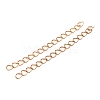 Brass Curb Chain Extender KK-T069-35C-2