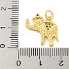 Brass Micro Pave Clear Cubic Zirconia Pendants KK-R159-18G-03-3