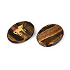 Natural Tiger Eye Cabochons G-T143-28E-2