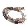 Natural Grey Agate Beads Strands G-K357-D14-01-3