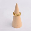 Wave Texture 304 Stainless Steel Finger Rings WGA78FE-03-4