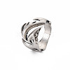 Alloy Open Cuff Ring RJEW-N029-106-3