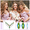100Pcs Glass Rhinestone Cabochons RGLA-FG0001-25A-7