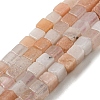 Natural Pink Aventurine Beads Strands G-C129-A06-01-1