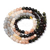 Natural & Synthetic Mixed Gemstone Beads Strands G-D080-A01-01-17-2