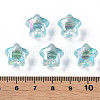 1-Hole Transparent Acrylic Buttons MACR-S373-129-C07-6