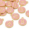 Golden Plated Alloy Enamel Charms ENAM-S118-07B-4