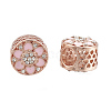 Alloy Rhinestone Beads PALLOY-T048-01RG-2