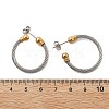 304 Stainless Steel Stud Earrings EJEW-F354-05P-01-5