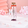 Transparent Glass Wishing Bottle Decoration AJEW-YWC0005-02-3