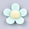 Flocky Resin Cabochons FIND-T046-25A-2