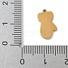 Christmas Themes 304 Stainless Steel Enamel Charms LS-STAS-K312-04E-G-3