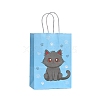 Cat Paper Tote Bags with Handles PW-WG9DBA9-04-1