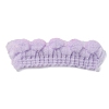 Nylon Pom Pom Ball Lace Ribbon OCOR-WH0097-58J-1