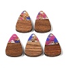 Resin & Wood Pendants WOOD-S061-02B-1