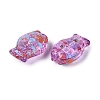 Picasso Transparent Glass Beads SEED-Q039-03A-2