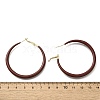 Brass Ring Hoop Earrings EJEW-A121-12C-G-3