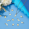 ARRICRAFT 12Pcs 3 Styles Brass Pendants KK-AR0003-49-4