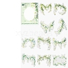 20Pcs 10 Styles PET Plastic Sticker PW-WG965B8-04-1